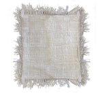 Linen Cushion Cover 60x60cm with fringe