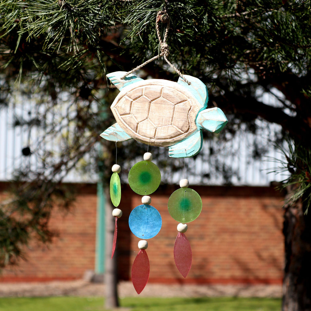 Aqua Turtle Carving and Copis Drop