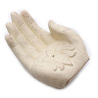Hand Incense Burner - Lotus (white)