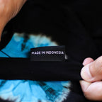 Japanese Style Lounge Pants - Black & Blue - M
