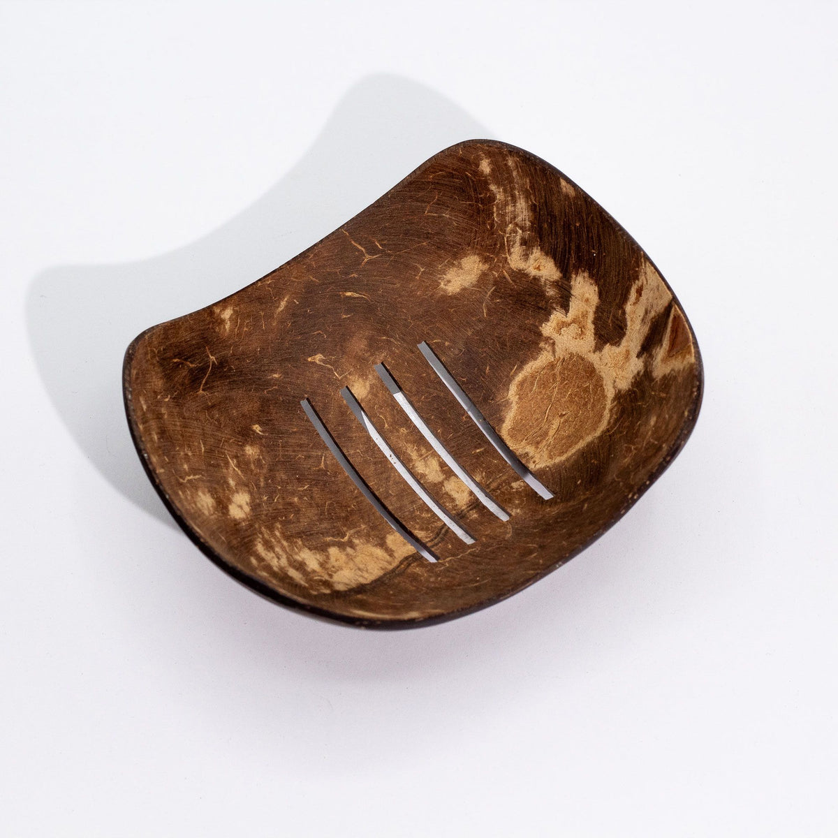 Natural Coconut Soap Dish - Oblong - 11cm - Soaps | Hearth & Amble