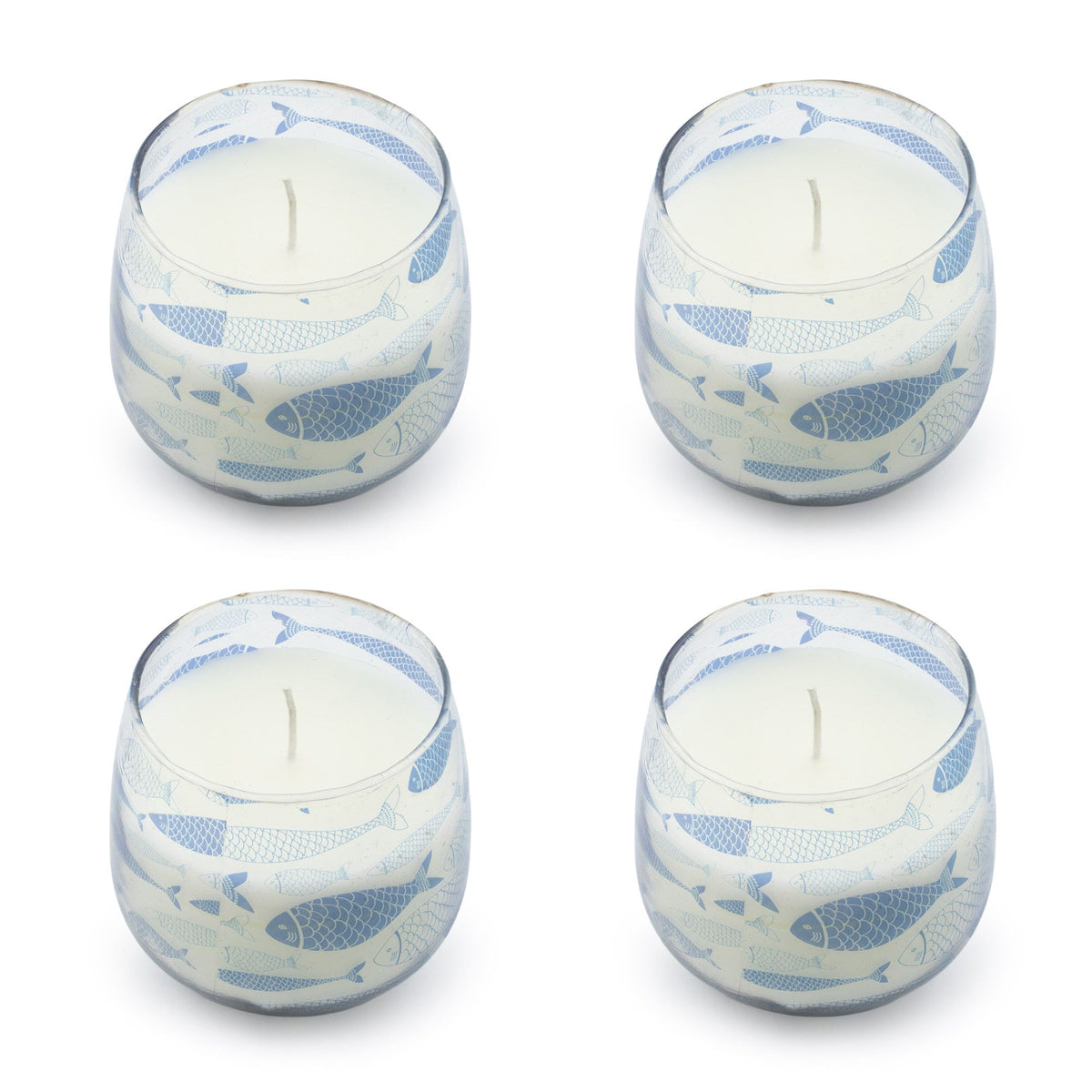 Small Glass Jar Candles - Seabreeze