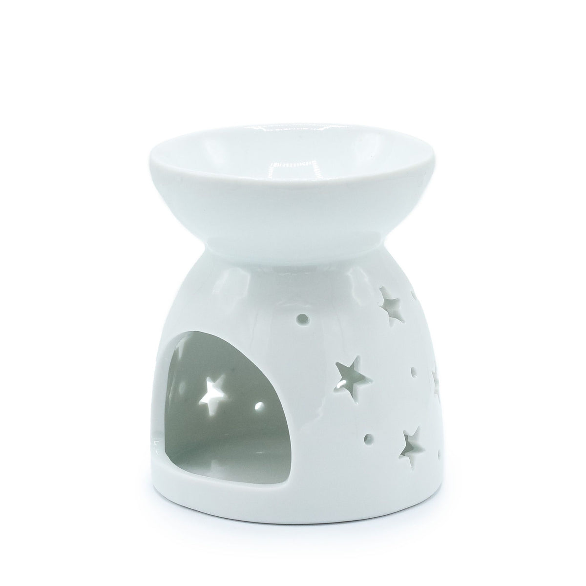 Oil Burner Angel Cut Out- White - Various Shaped Ceramic Oil Burners | Hearth & Amble