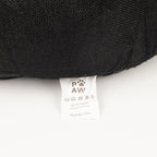 PAW Bed – Large Royal Crown – Black & Grey – 60 × 60 × 26cm