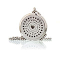 Aromatherapy Diffuser Necklace - Diamonds Heart 30mm