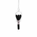 Angel Pendulum with Ring- Black Agate