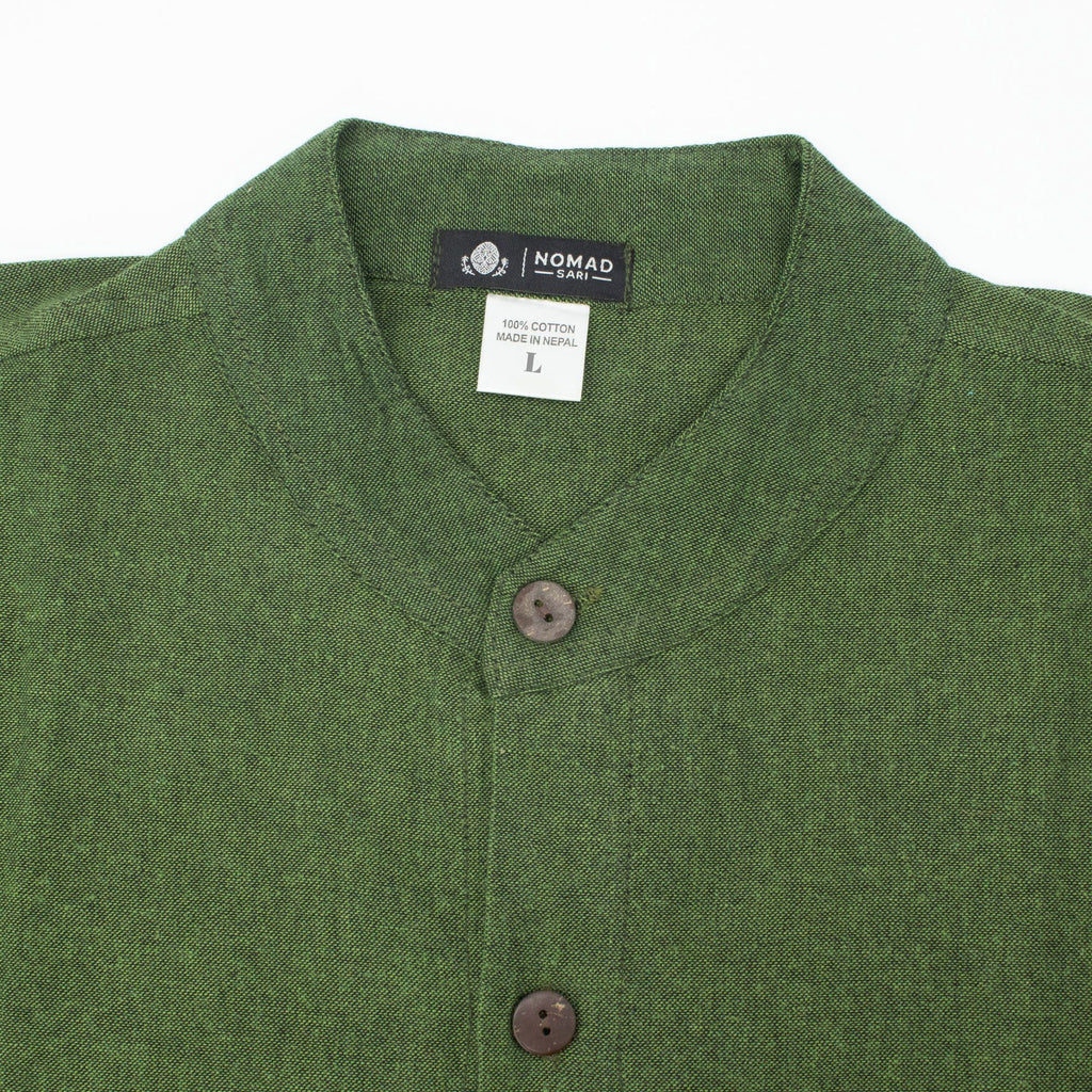 Nomad Sari Kathmandu Shirt - Forest Green - Large
