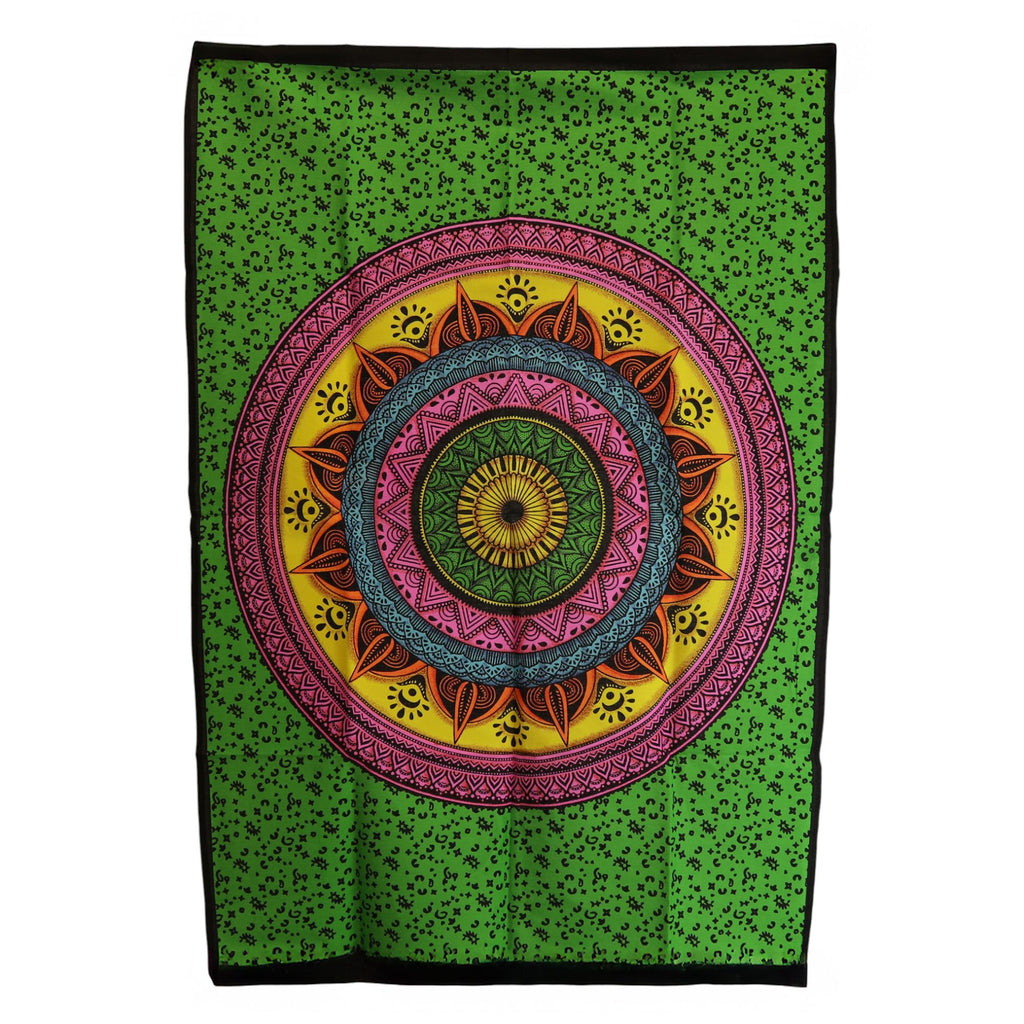 Cotton Wall Art (70x110cm) - Mandala Vibrant