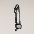 PAW - XS (2-4Kg) Dog Step-in Guardian Harness with Reflective Mesh - Rock Grey - Black Obsidian Charm