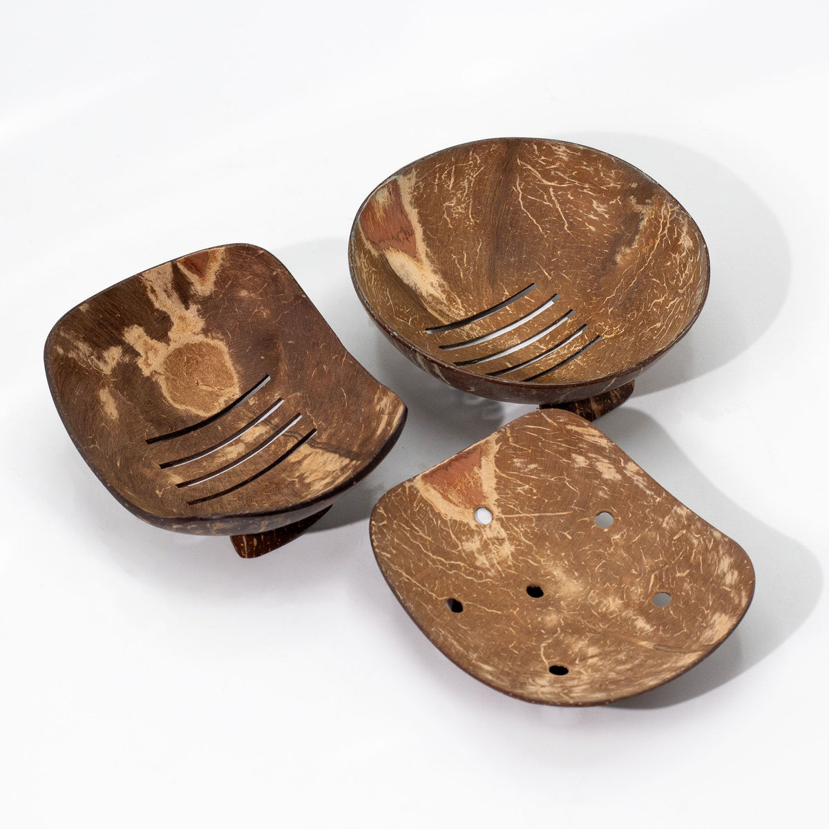 Natural Coconut Soap Dish - Oblong - 11cm - Soaps | Hearth & Amble