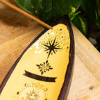 Enamel Incense Bowl - Mango Wood - Hand & Sun