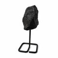 Mineral Specimen on Metal Stand - Black Tourmaline