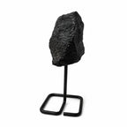 Mineral Specimen on Metal Stand - Black Tourmaline