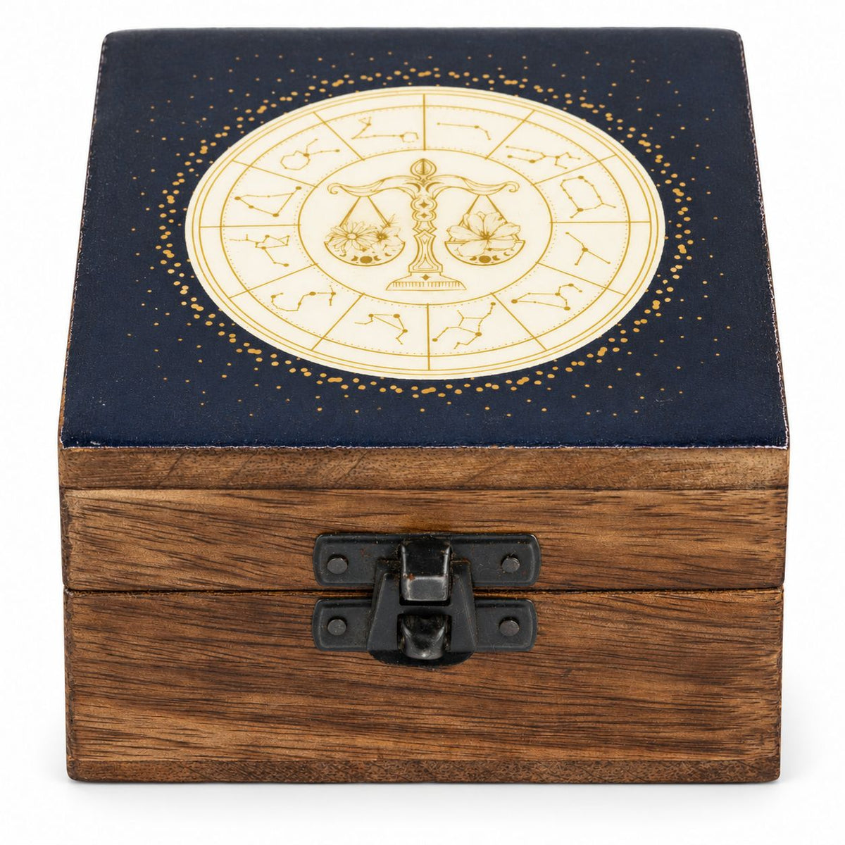 Small Enamelled Box -  Libra