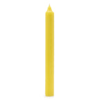 Solid Colour Dinner Candle Set - Pack of 21 - Rustic Lemon