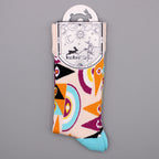 Hop Hare Bamboo Socks S/M - Psychedelic Evil Eye