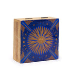 Hop Hare Medium Enameled Square Box - The Sun