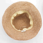 Nomad Sari Floppy Straw Sun Hat - Rose Blush
