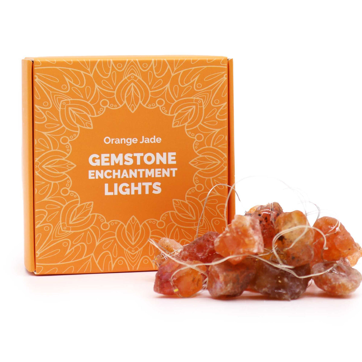 Gemstone Enchantment Lights - Orange Jade - Gemstones & Crystals | Hearth & Amble