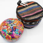 Small Happy Drum Psychedelic- 13x9cm