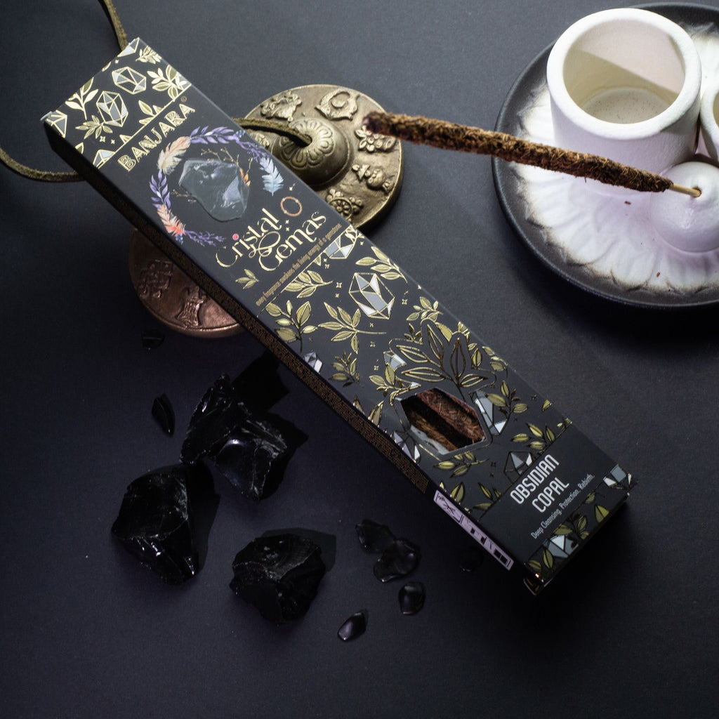 Banjara Cristal Gemas Incense Sticks - Clear Quartz Pine