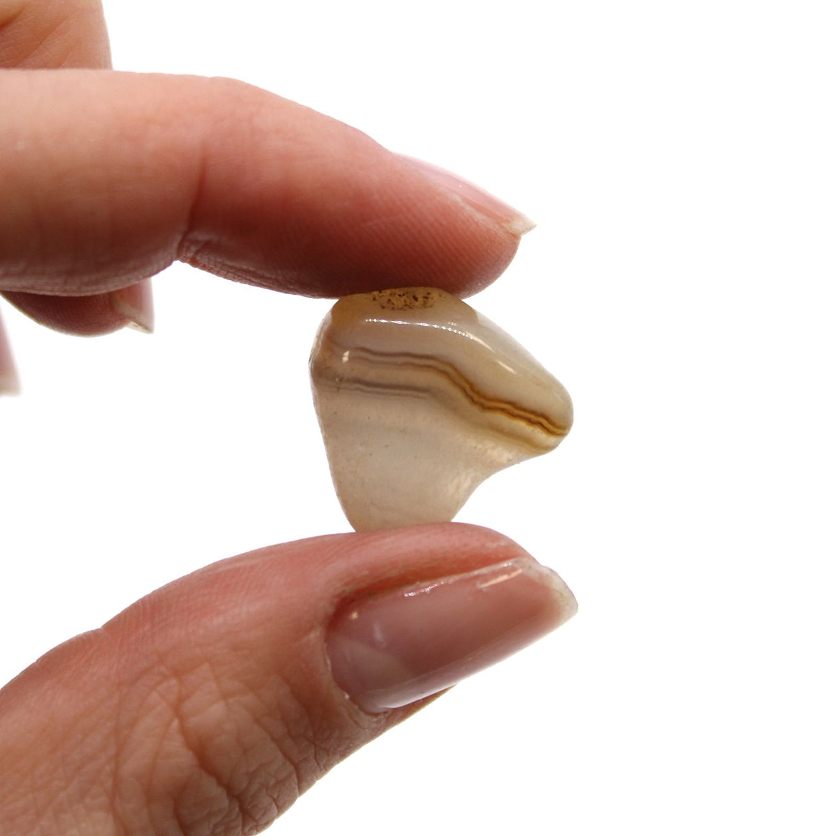 Small African Tumble Stones - Grey Agate - Botswana - product image 2