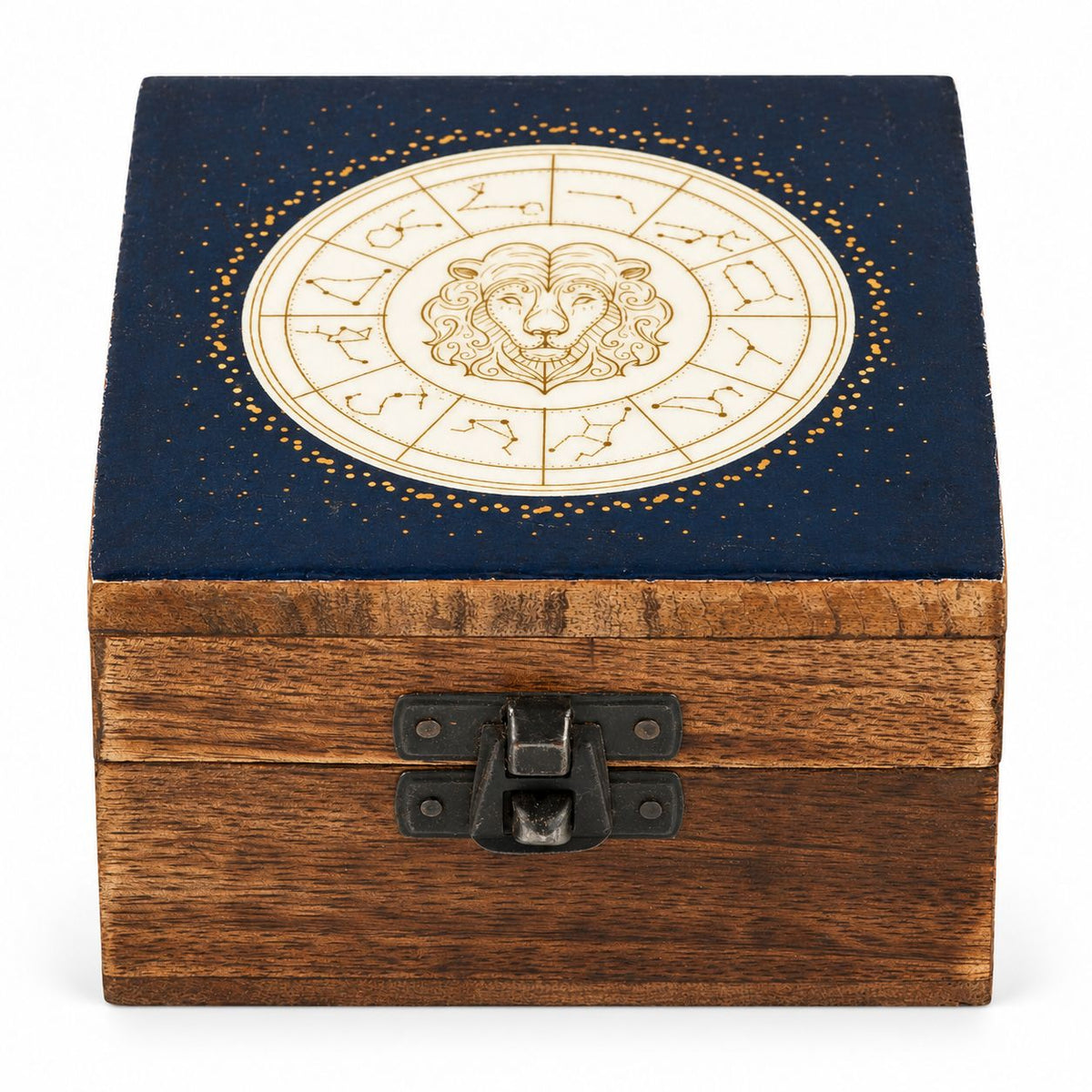 Small Enamelled Box -  Leo