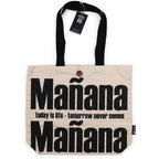 Iconic Classic Tote Bag - MaÃ±ana MaÃ±ana - Natural 10oz