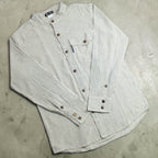 Nomad Sari Grandad Shirt - Grey Stone - Large