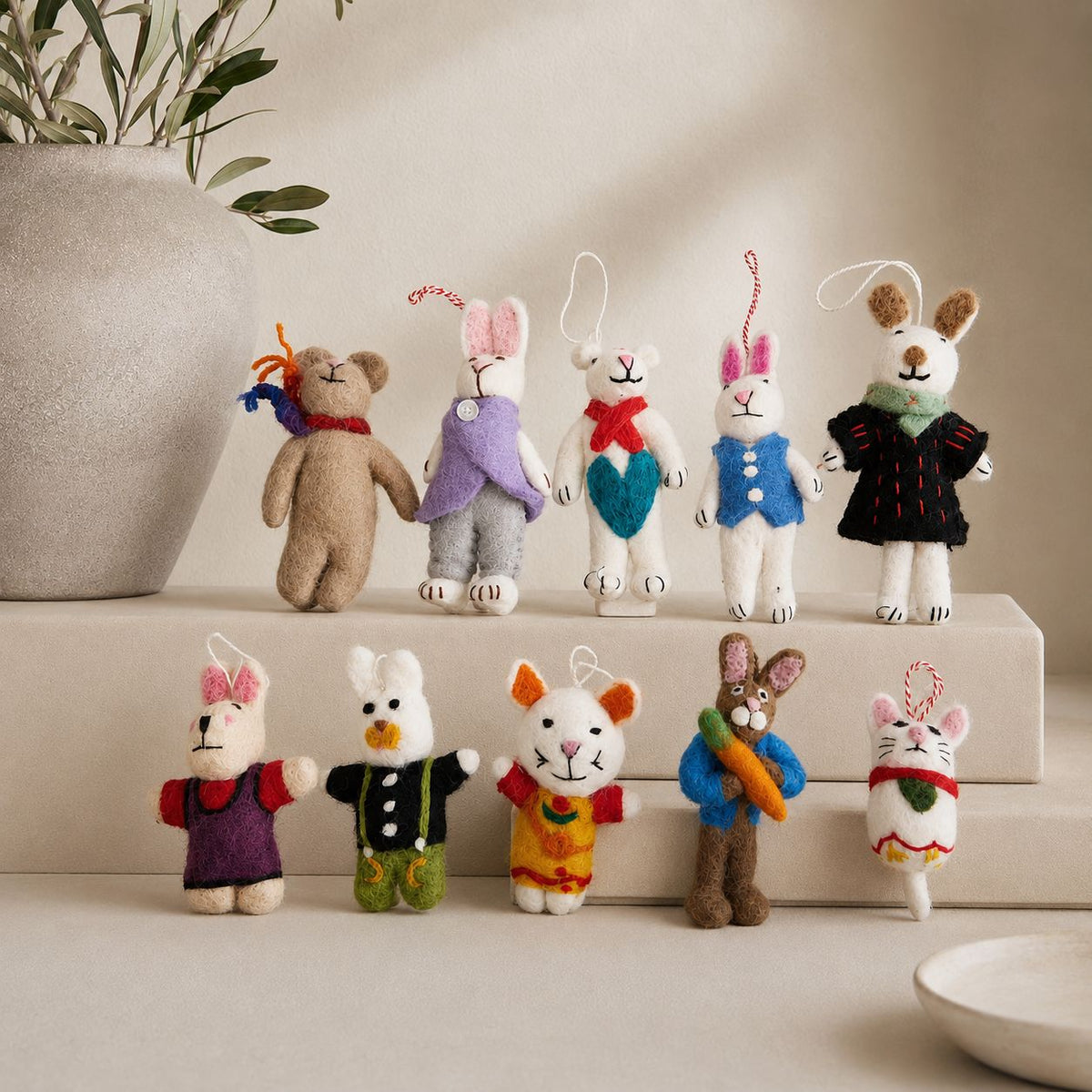 Felt Handbag Charms - Mixed Selection (Mini Cute)