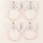 Petite Power Bracelet (17cmx6mm) - Rose Quartz