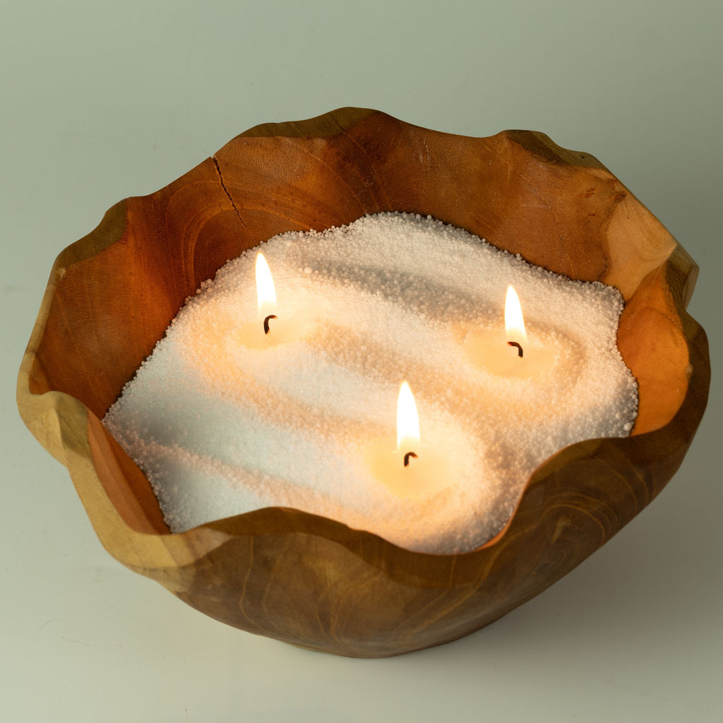 Fragranced Candle Sand - Warm Honey - Blush Bloom - 300g
