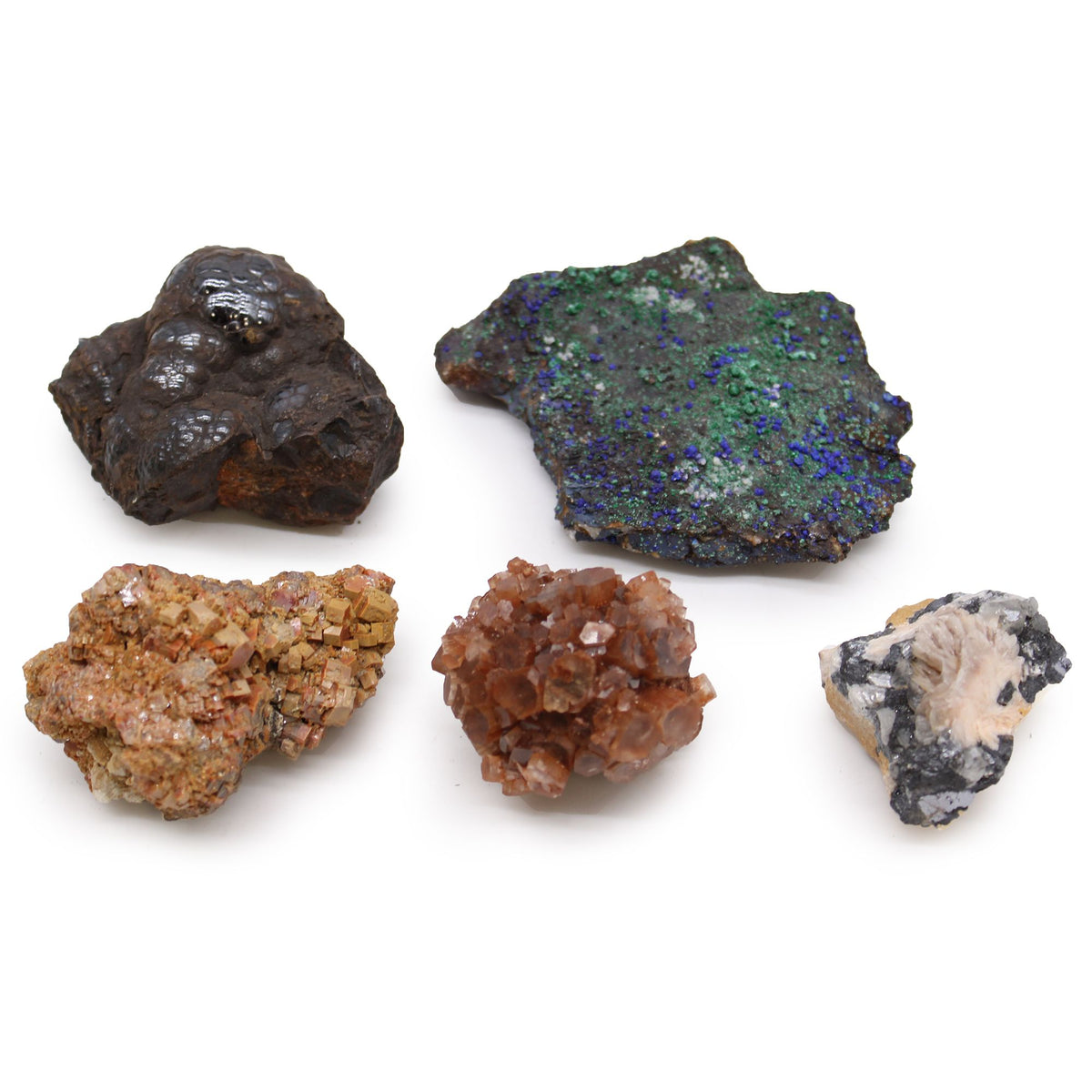 Rare Mineral Specimens - Pack of 5 - Mix 3 - Rare Mineral Specimens | Hearth & Amble