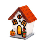 Spooky Spider Pumpkin House Halloween LED Decoration
