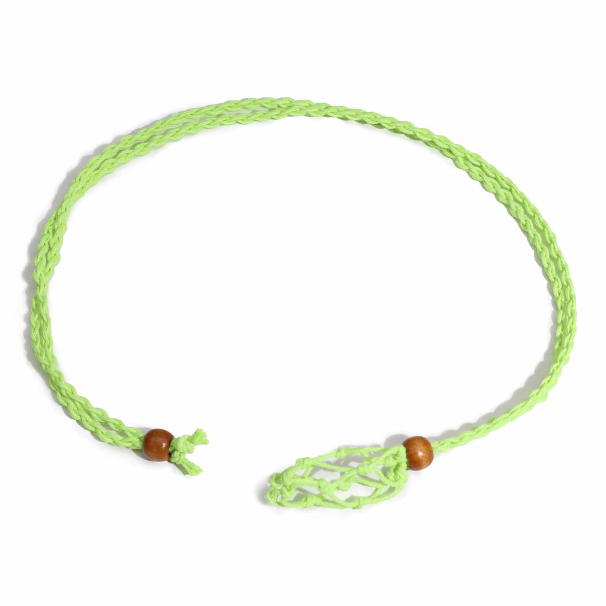 Gemstone Necklace Cord - Green - Gemstones & Crystals | Hearth & Amble