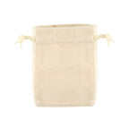 Quality Velvet Pouch - Ivory 10x12cm