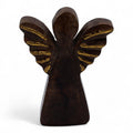 Small Mango Wood Angel - Gold Decor