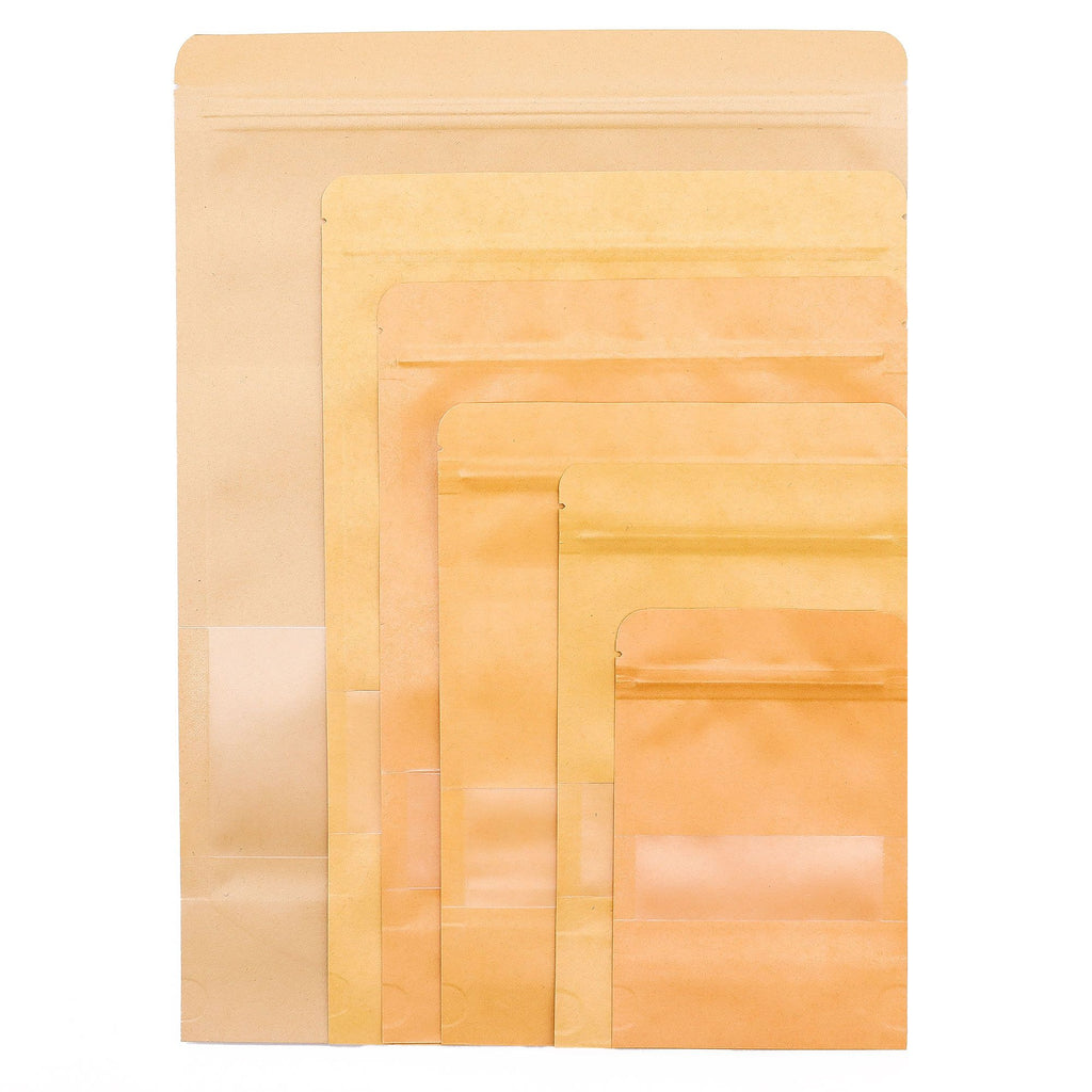 Kraft Window Bag 12x20 cm