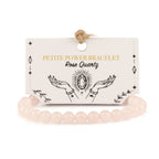 Petite Power Bracelet (17cmx6mm) - Rose Quartz