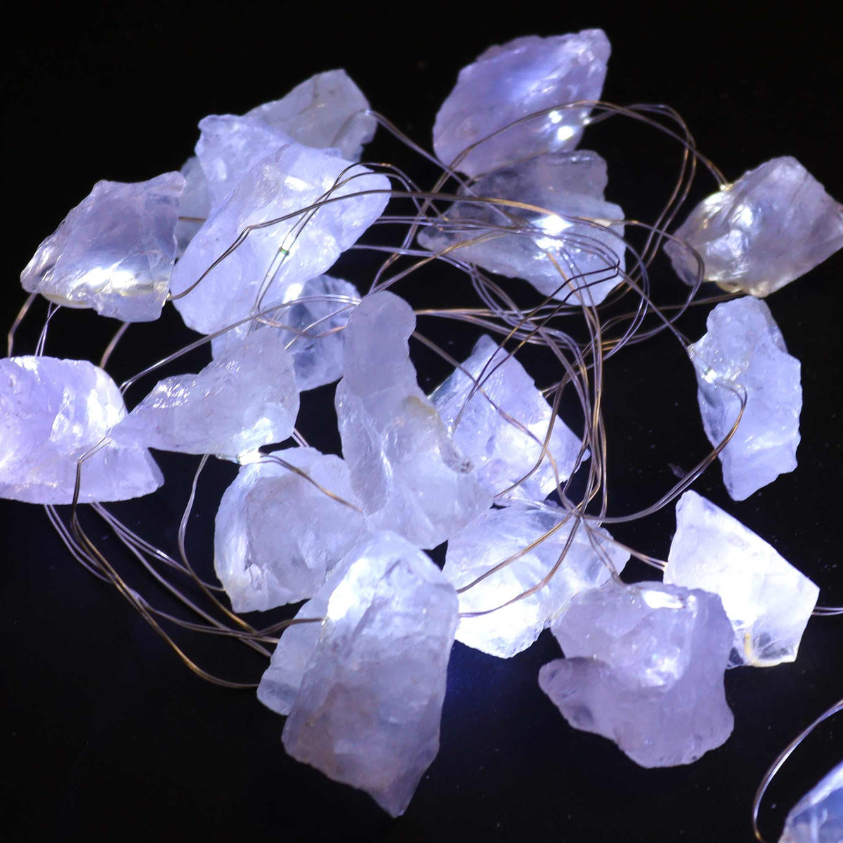 Gemstone Enchantment Lights - Rock Quartz - Gemstones & Crystals | Hearth & Amble