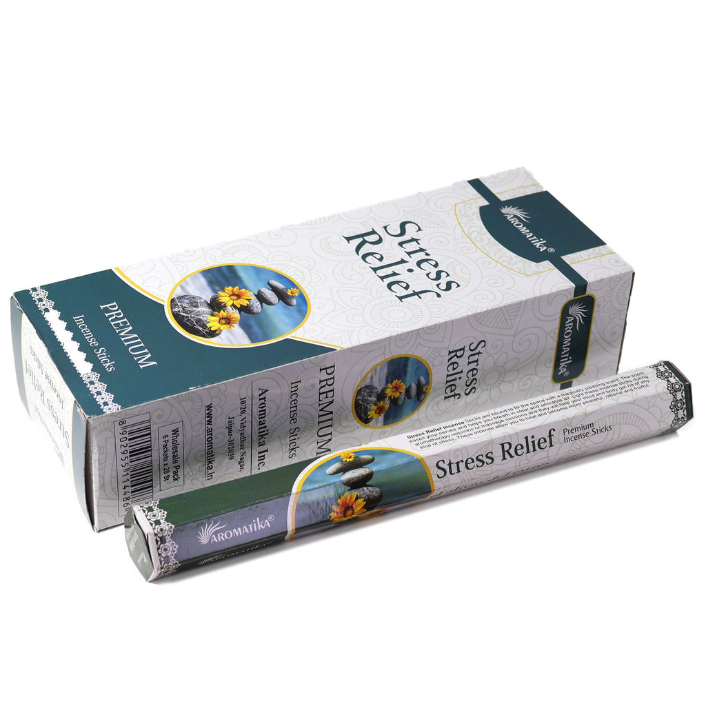 Aromatika Charcoal Free Hex Incense - Stress Relief