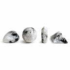 Four Gemstone Shapes - Rainbow Moonstone