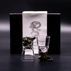 Gift Set of 6 Shot Glasses (50ml) - Mystical Creatures - Antique Bronze