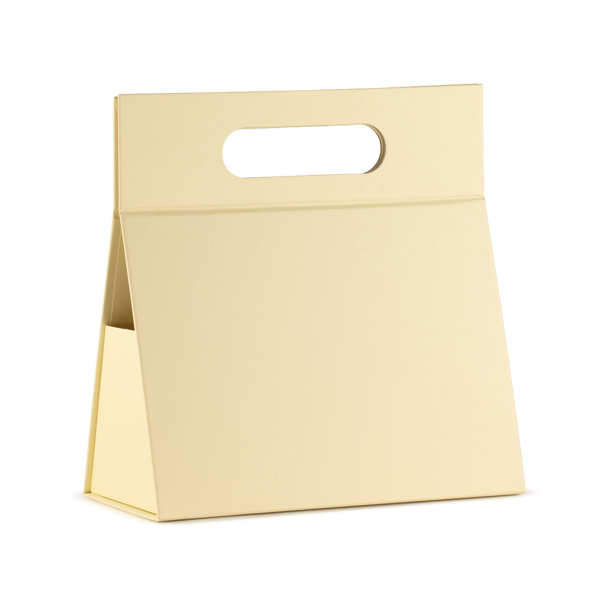 Flat Pack Gift Box - Hand Box  (20x10x20cm) - Ivory