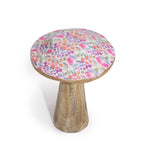 Small Enamelled Mushroom - 10cm - Pretty Floral