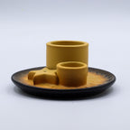 Palo Santo Stick & Smudge Holder - Mandala - Sand & Grey