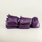 Quality Velvet Pouch - Purple 10x12cm