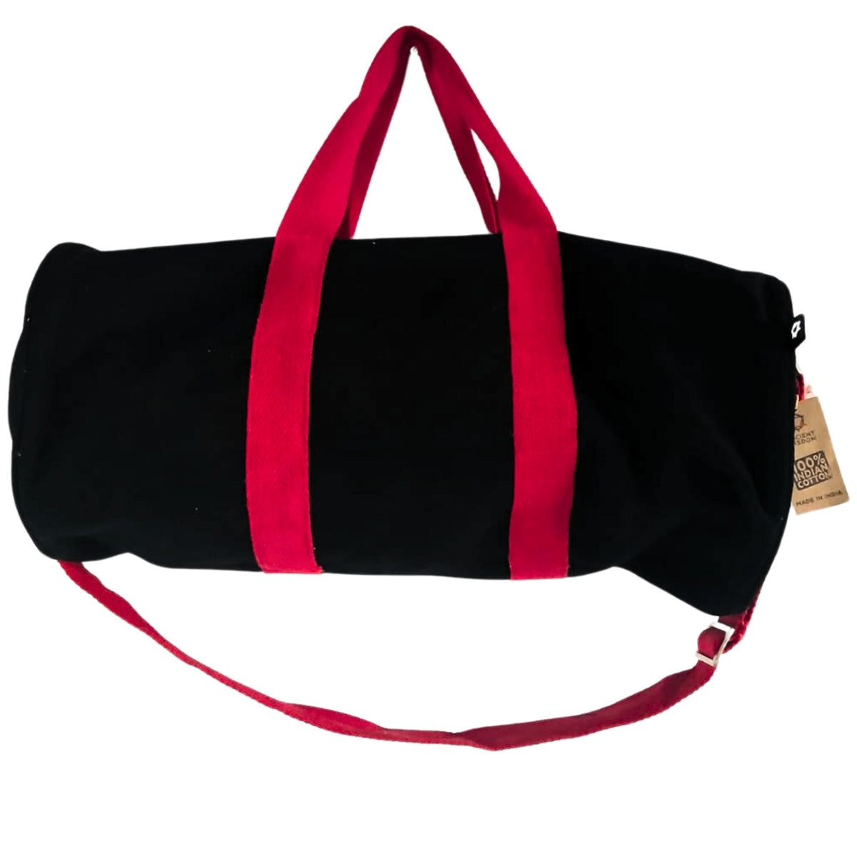 Don't Quit Gym Bag - Black - Cherry Pink Handle