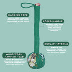 Wormwood Massage Hammer - Green
