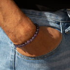 Petite Power Bracelet (17cmx6mm) - Amethyst
